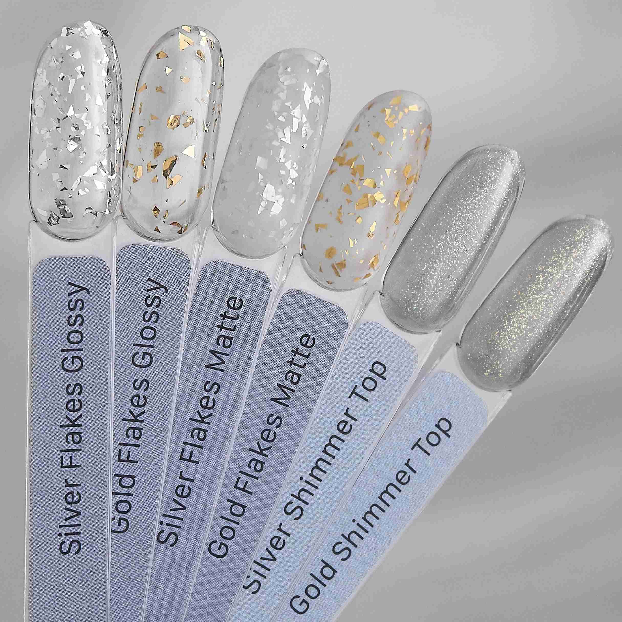 HEYLOVE - Top Silver Flakes Matte, 15ml * - Image 2
