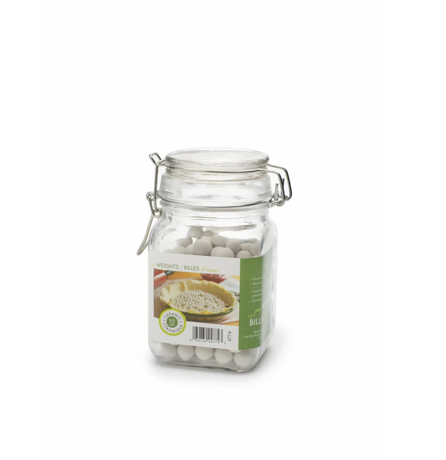 Pie Weights with Mason Jar - Image 1