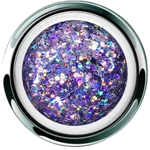 Akzentz Gel Play - Glitter Crush Purple - Image 1