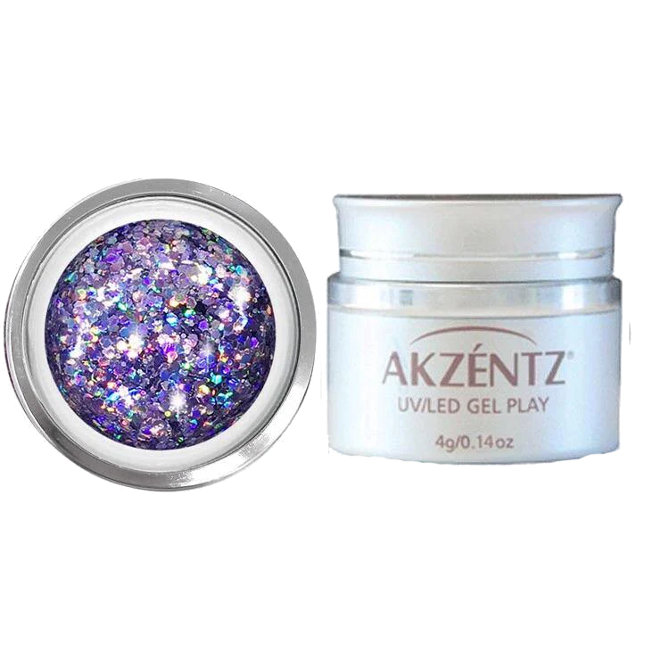 Akzentz Gel Play - Glitter Crush Purple - Image 2