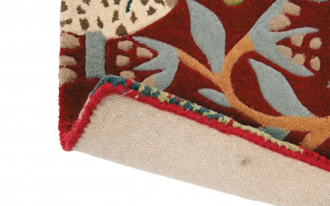 Strawberry Thief Crimson Area Rug - Image 2