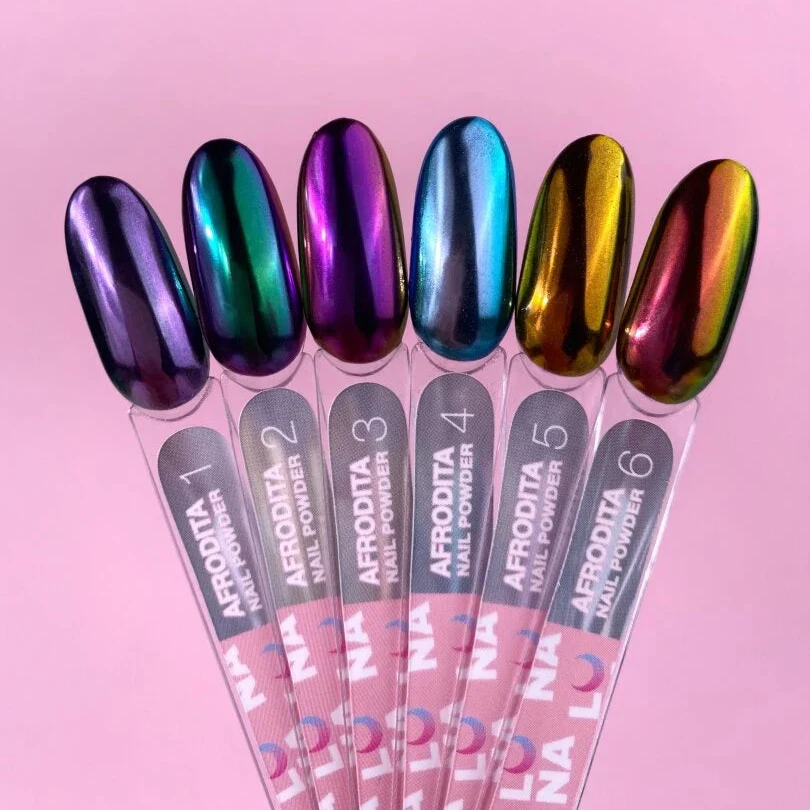 Afrodita Nail Powder Set (6pcs) - LUNA - Image 2