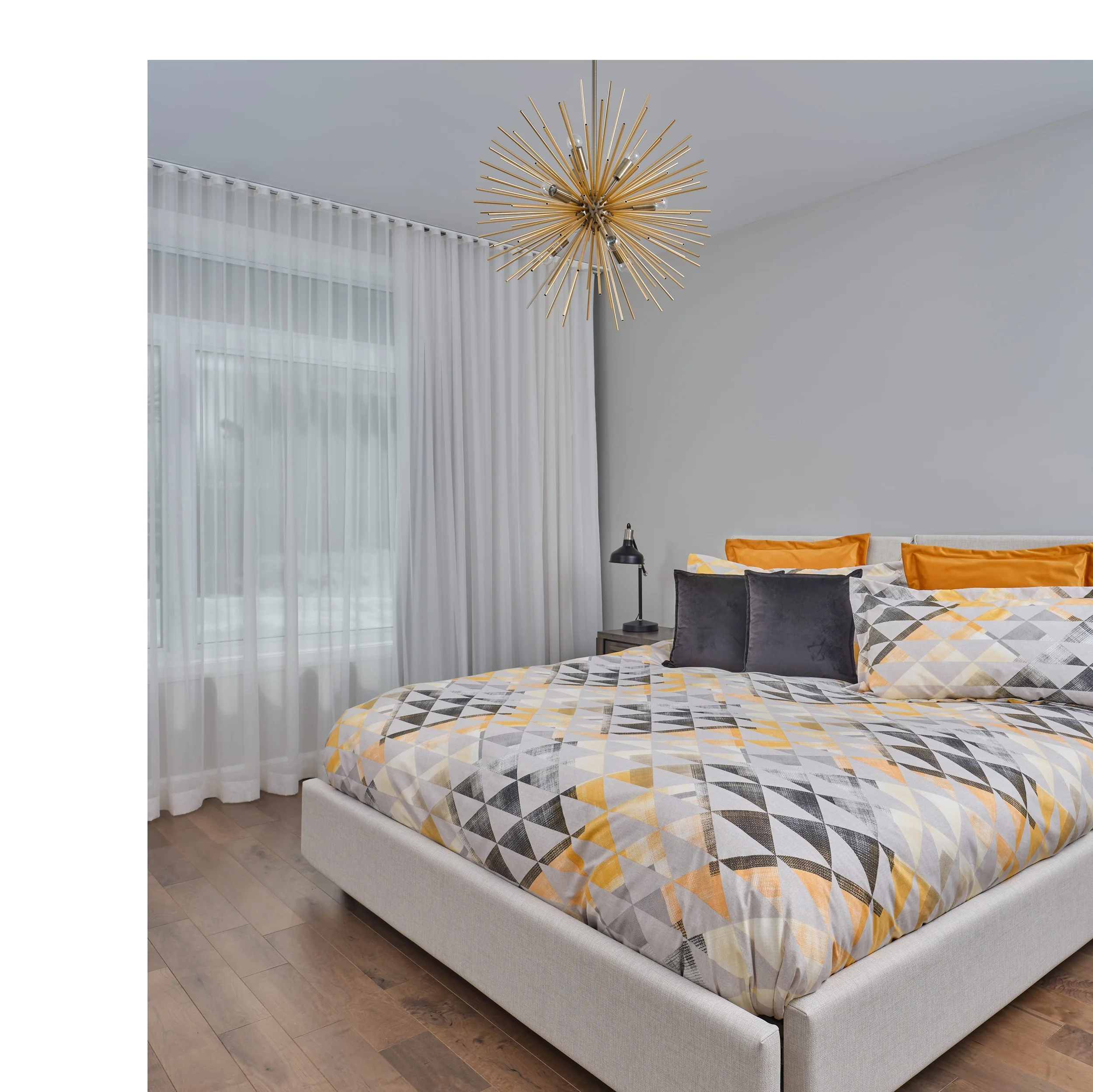 Duvet Cover & Shams Set - Iso Yellow - Image 1