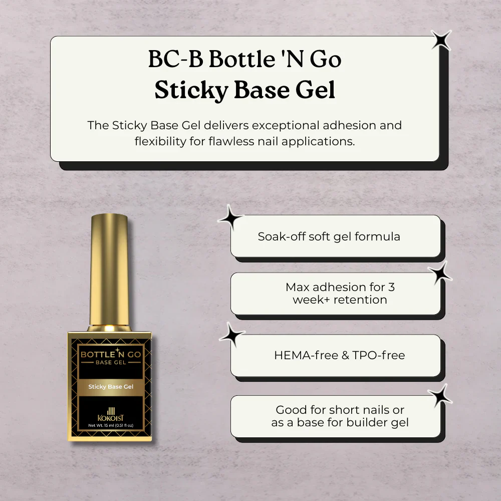 Kokoist - BC-B Bottle 'N Go Sticky Base Gel, 15ml - Image 3