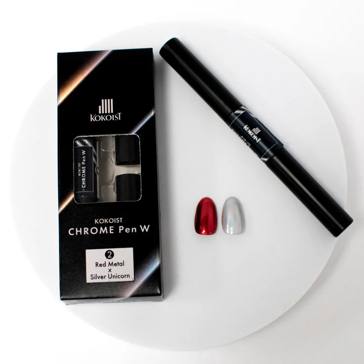 Kokoist - Chrome Pen W 02 Red Metal x Silver Unicorn - Image 2