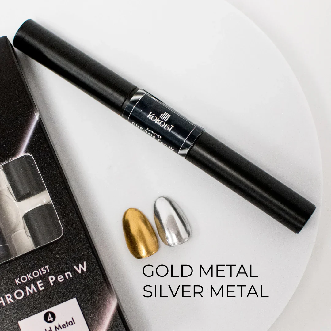 Kokoist – Chrome Pen W 04 Gold Metal x Silver Metal