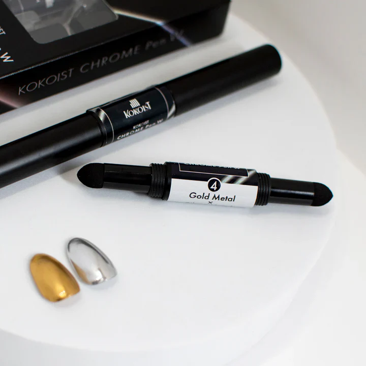 Kokoist - Chrome Pen W 04 Gold Metal x Silver Metal - Image 3