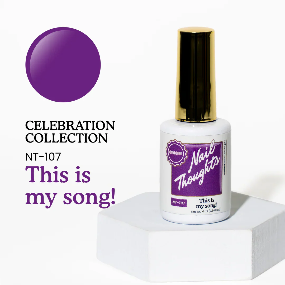 Nail Thoughts - NT-107 This Is My Song!, 10ml - Image 1
