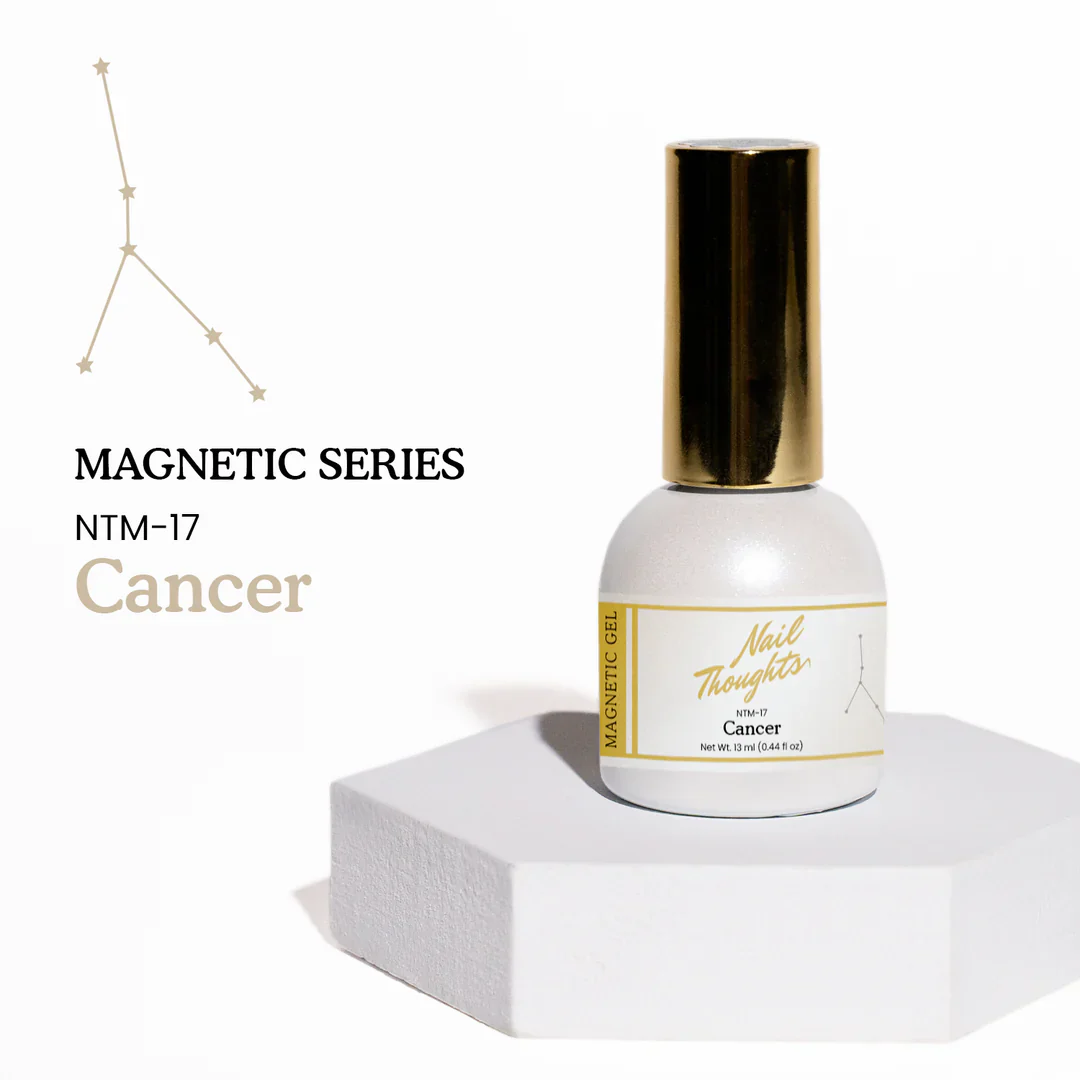 Nail Thoughts - NTM-17 Cancer Magnetic Gel (White), 13ml - Image 1