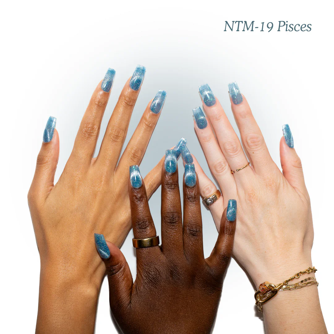 Nail Thoughts - NTM-19 Pisces Magnetic Gel (Blue), 13 ml - Image 2