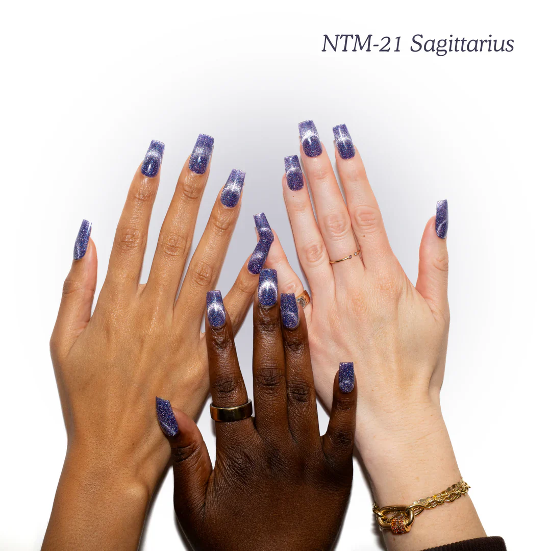 Nail Thoughts - NTM-21 Sagittarius Magnetic Gel (Purple), 13 ml - Image 2