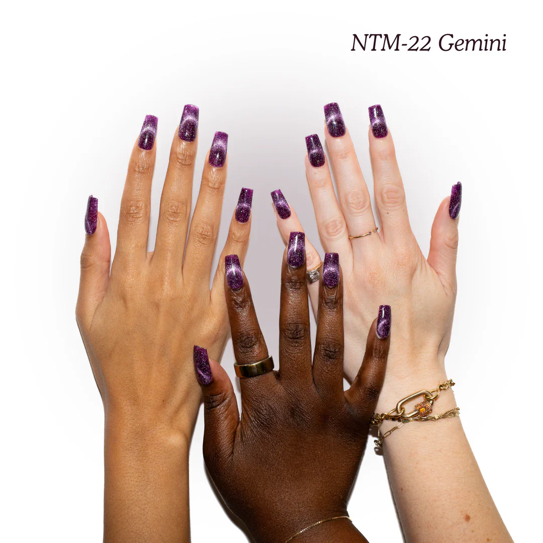 Nail Thoughts - NTM-22 Gemini Magnetic Gel (Purple), 13ml - Image 2