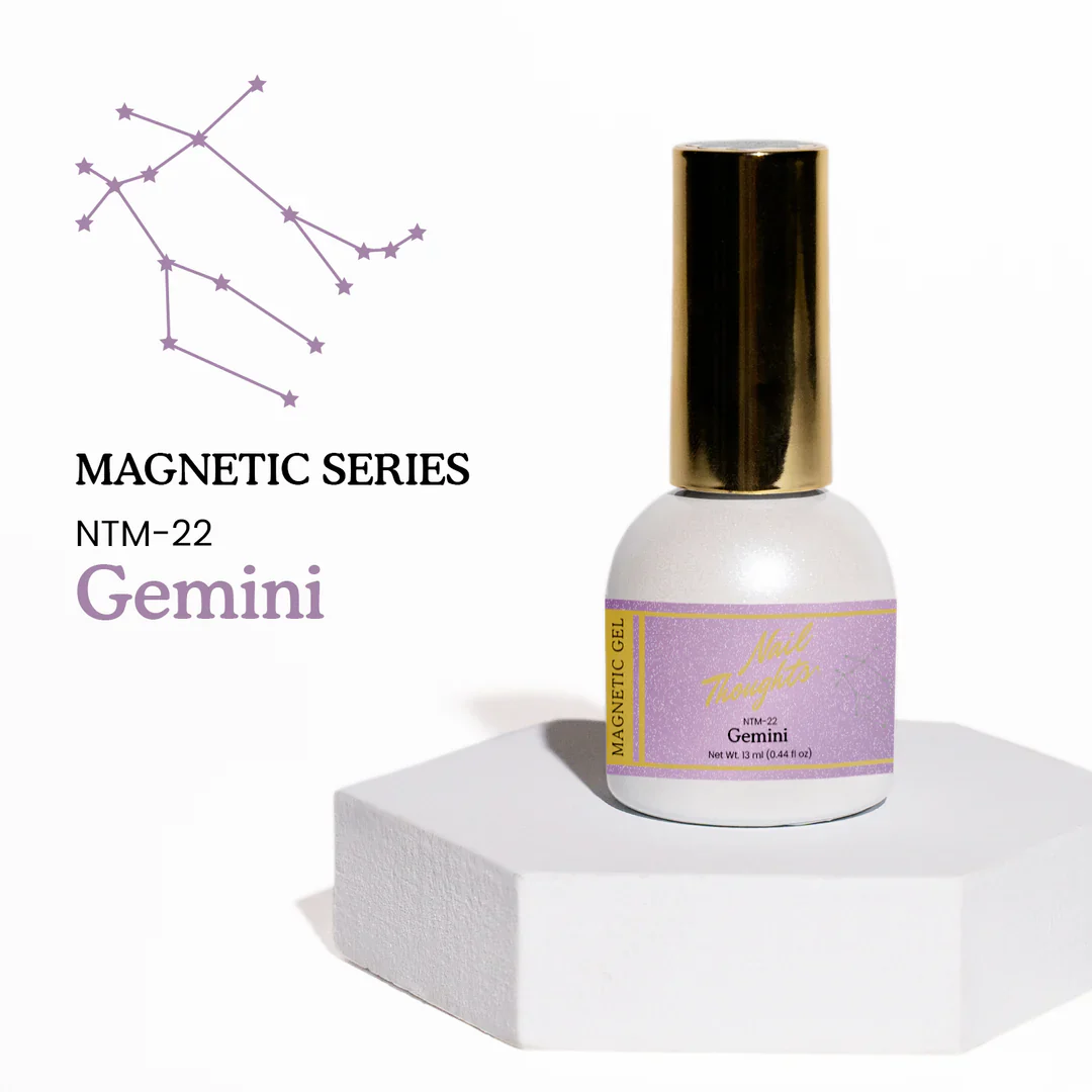 Nail Thoughts - NTM-22 Gemini Magnetic Gel (Purple), 13ml - Image 1