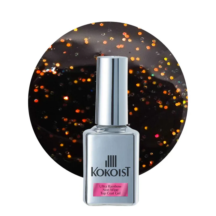 Kokoist - Ultra Rainbow Non Wipe Top Coat Gel, 15ml - Image 2