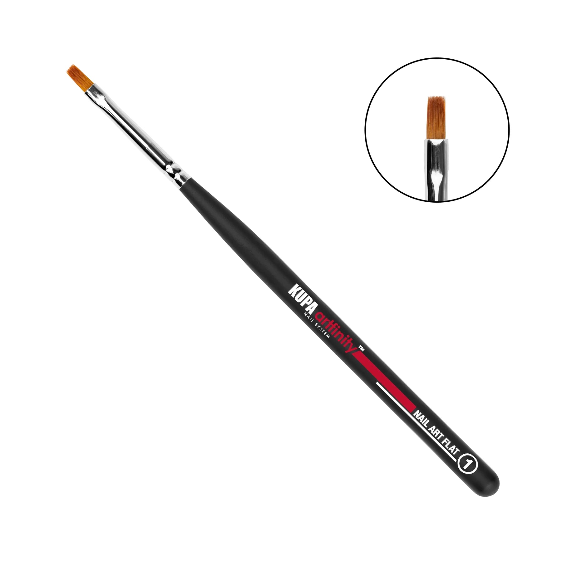 Kupa - Artfinity Nail Art Flat Brush #1 - Image 2
