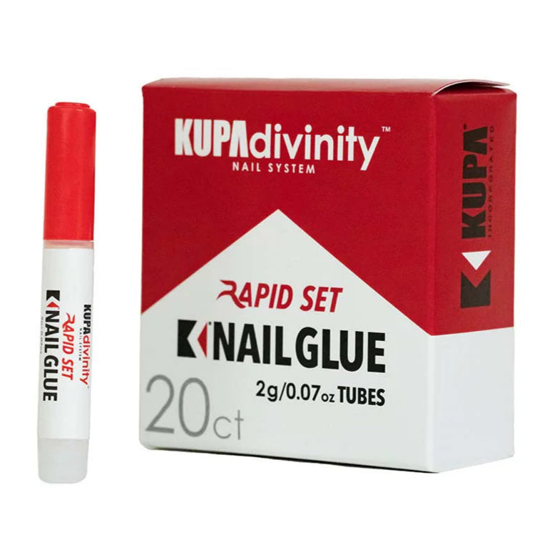 Kupa – Divinity Rapid Set Nail Glue Tube, 20 Pack
