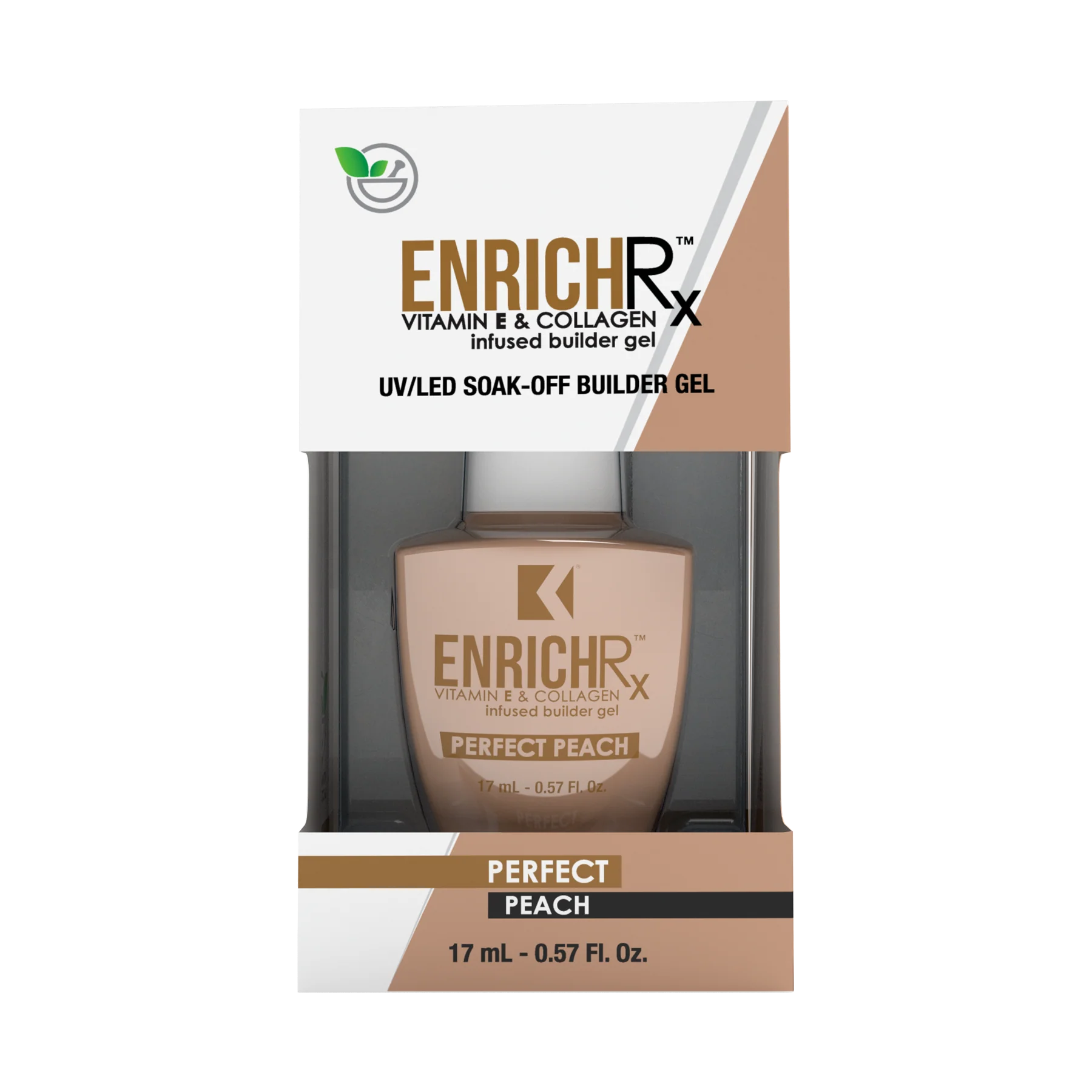 Kupa - Gelfinity EnrichRx Builder Gel Perfect Peach, 17ml - Image 3