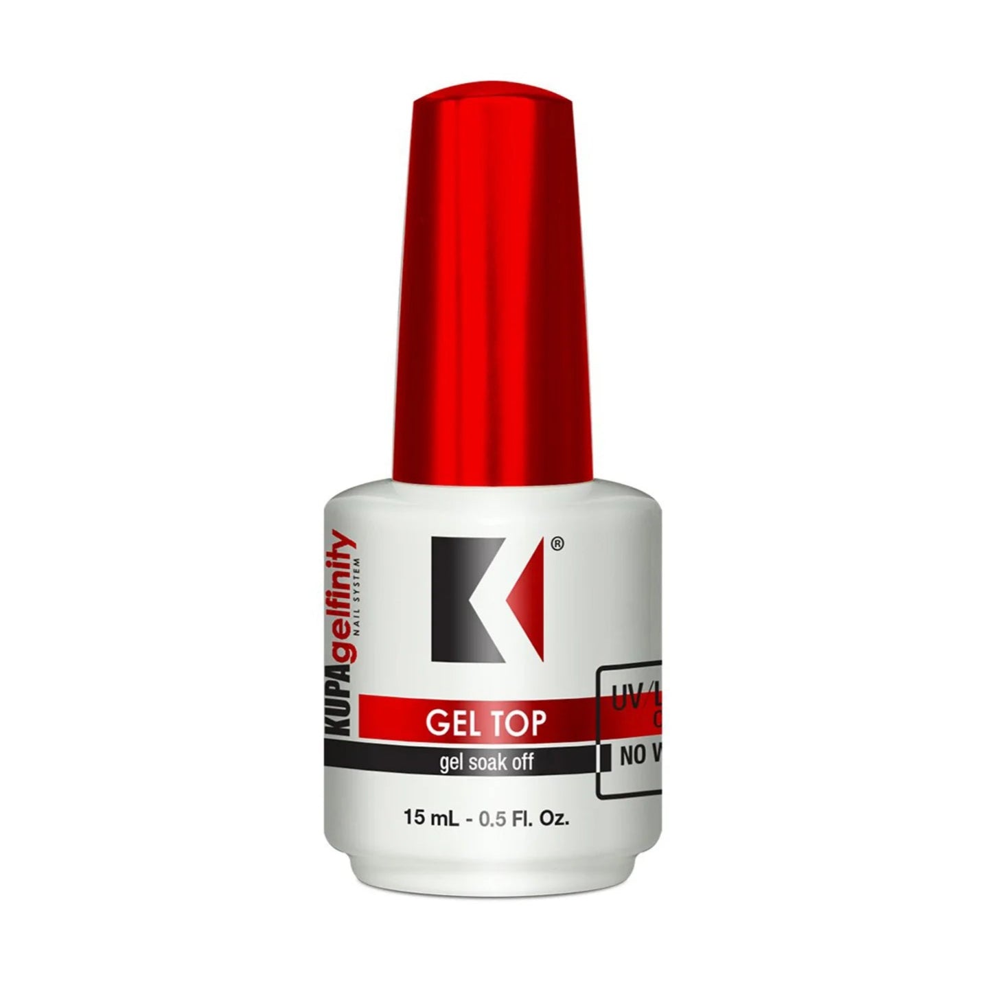 Kupa – Gelfinity Gel Topcoat Gloss Clear, 0.5oz and 8oz