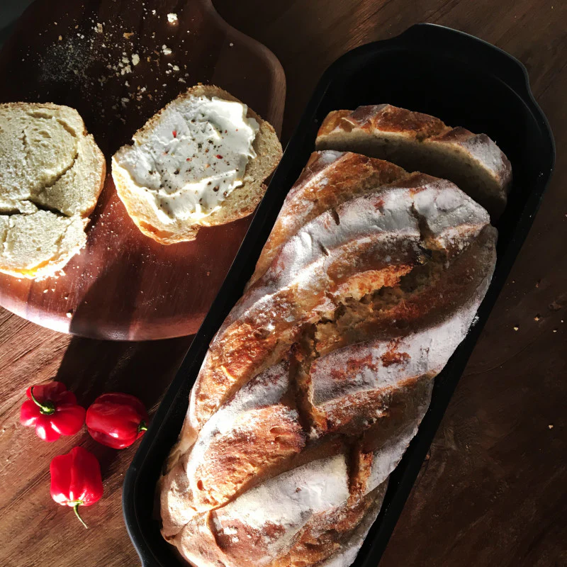 Ceramic Loaf Baker, Fusain - Image 3