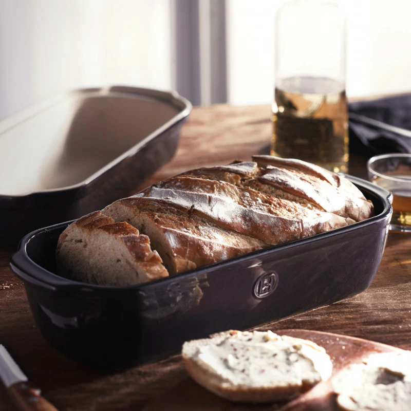 Ceramic Loaf Baker, Fusain - Image 2
