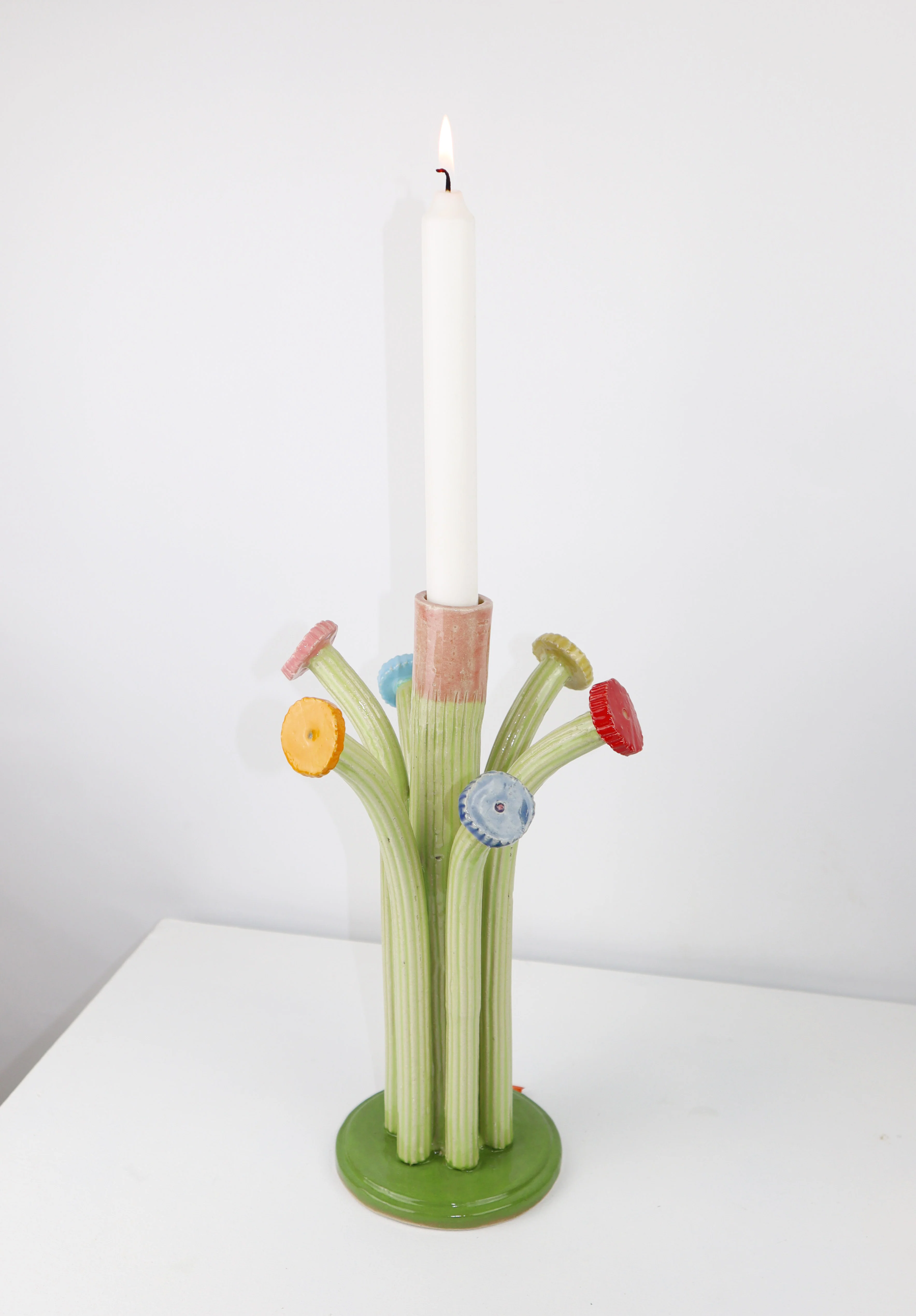 Flower flower candle holder