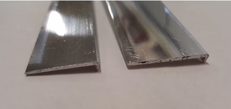 Aluminum Trim-Lipped, 1x 6 ft, in 2 widths