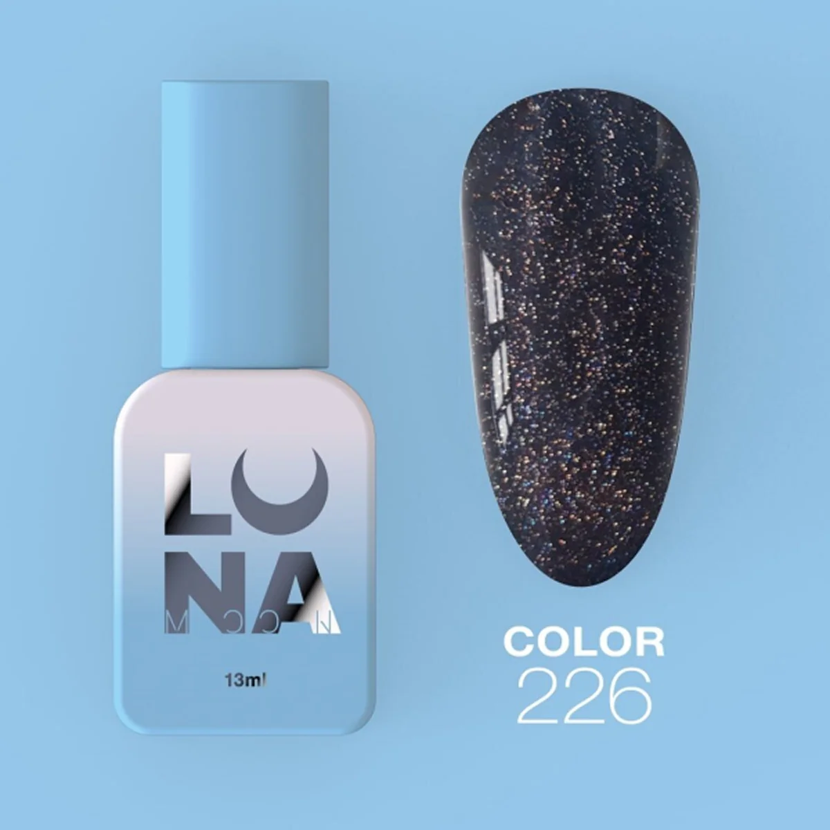 Luna - Gel polish #226 (Brown), 13ml - Image 1