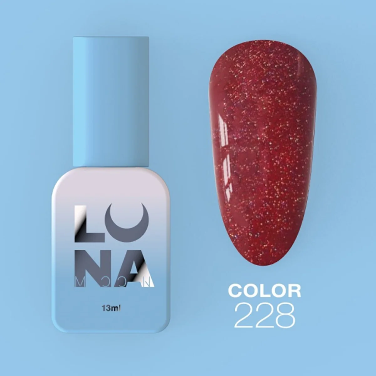 Luna – Gel polish #228, (Red)13ml