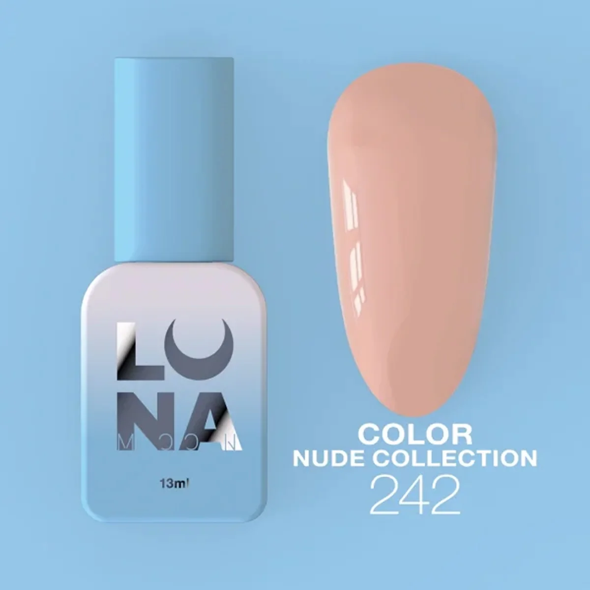 Luna – Gel polish #242(Peach), 13ml