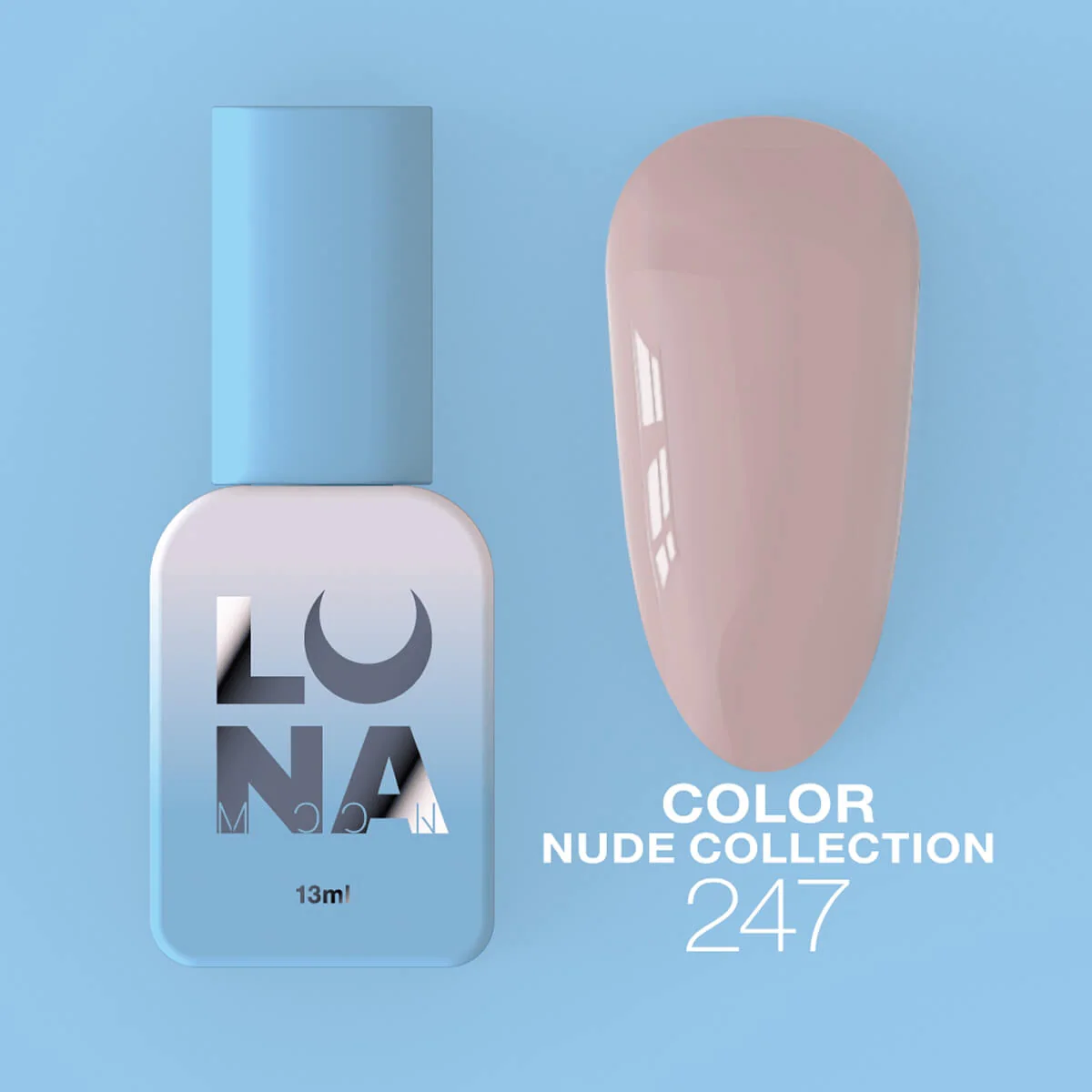 Luna – Gel polish #247 (Pink), 13ml
