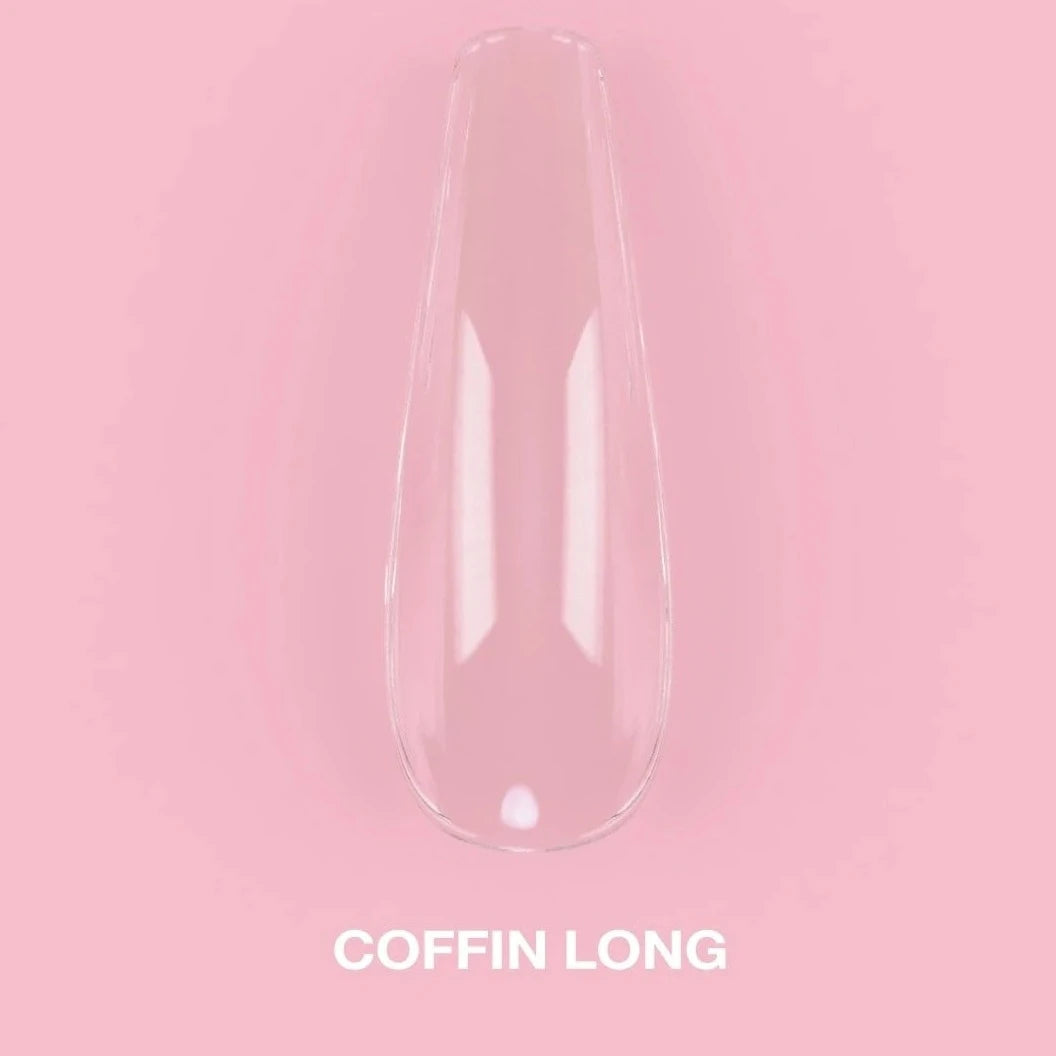 GEL TIPS COFFIN LONG (500PCS) – LUNA