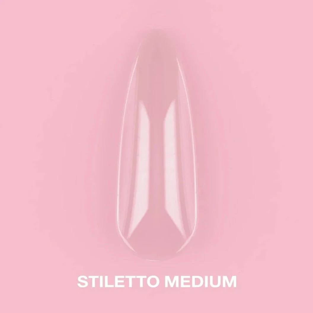 GEL TIPS STILETTO MEDIUM (500PCS) – LUNA™