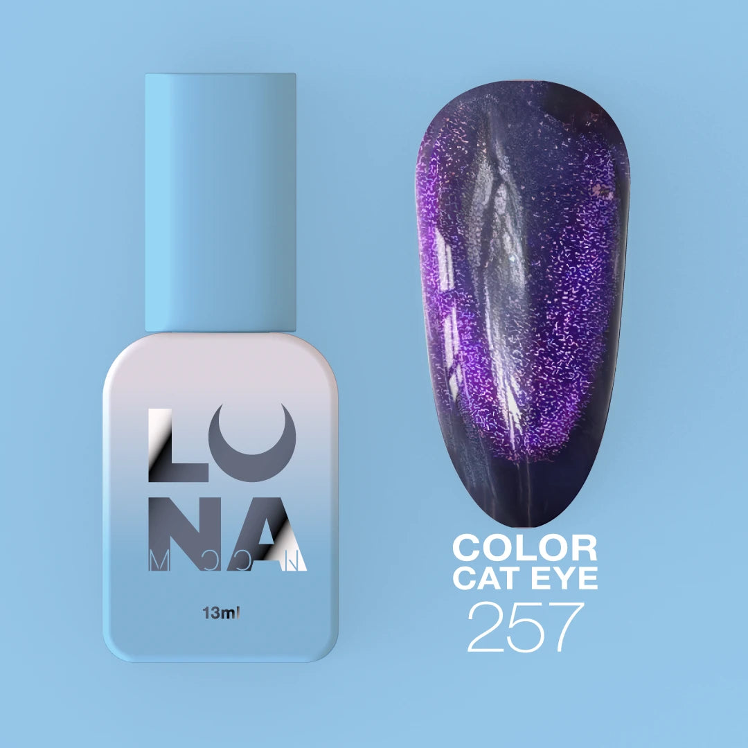 Gel Color Cat Eye №257 (13ml) - LUNA - Image 1