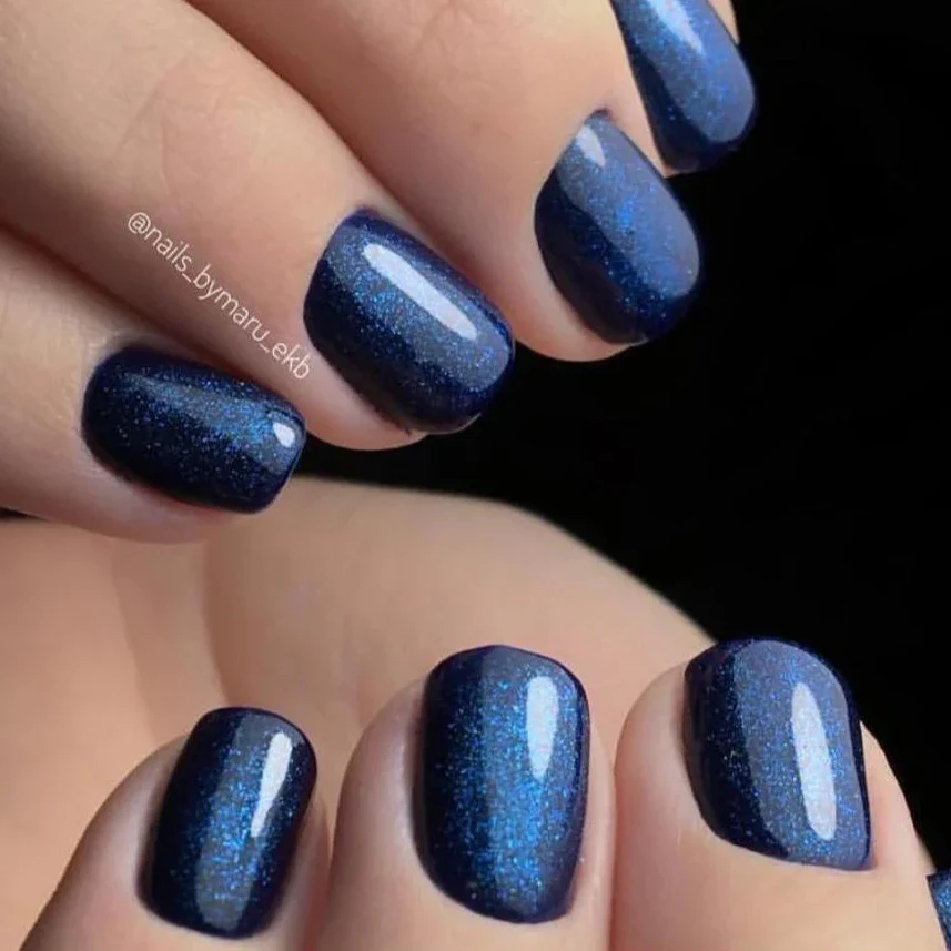 Luxio - Blue Effects Shimmer Top Gel - Image 3