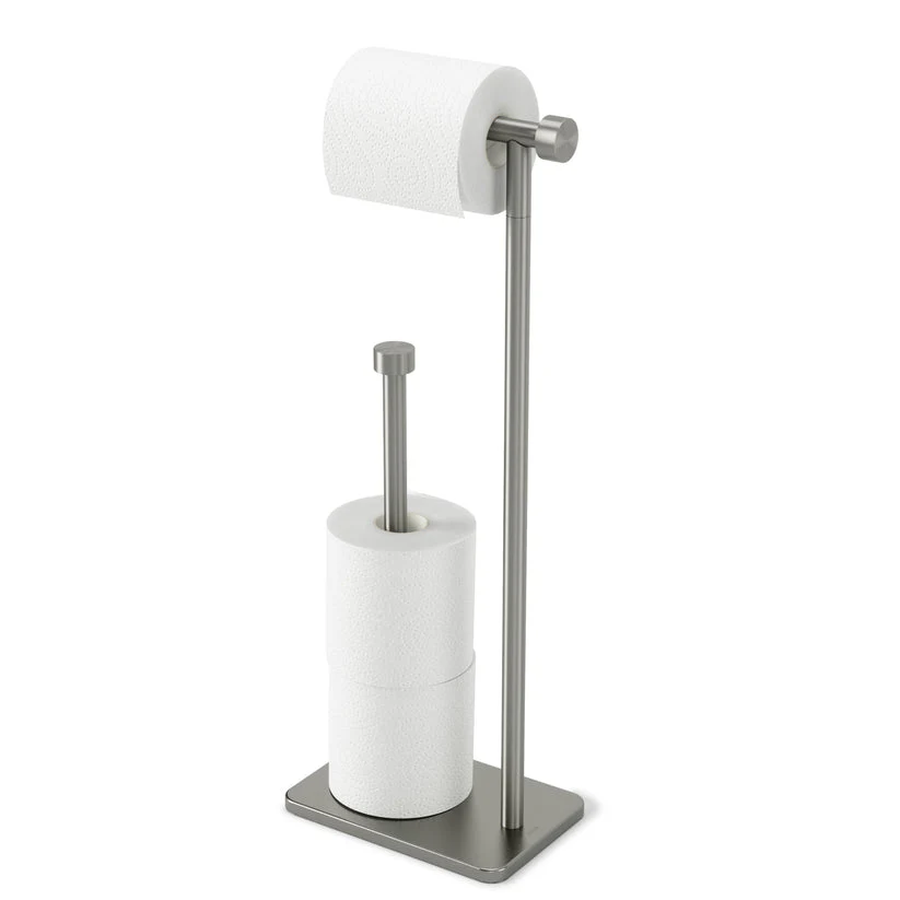 Toilet Paper Roll Reserve, Nickel - Image 1
