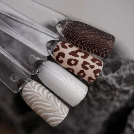 DARK Stamping Polish Brown Metallic #45, 8ml - Image 3