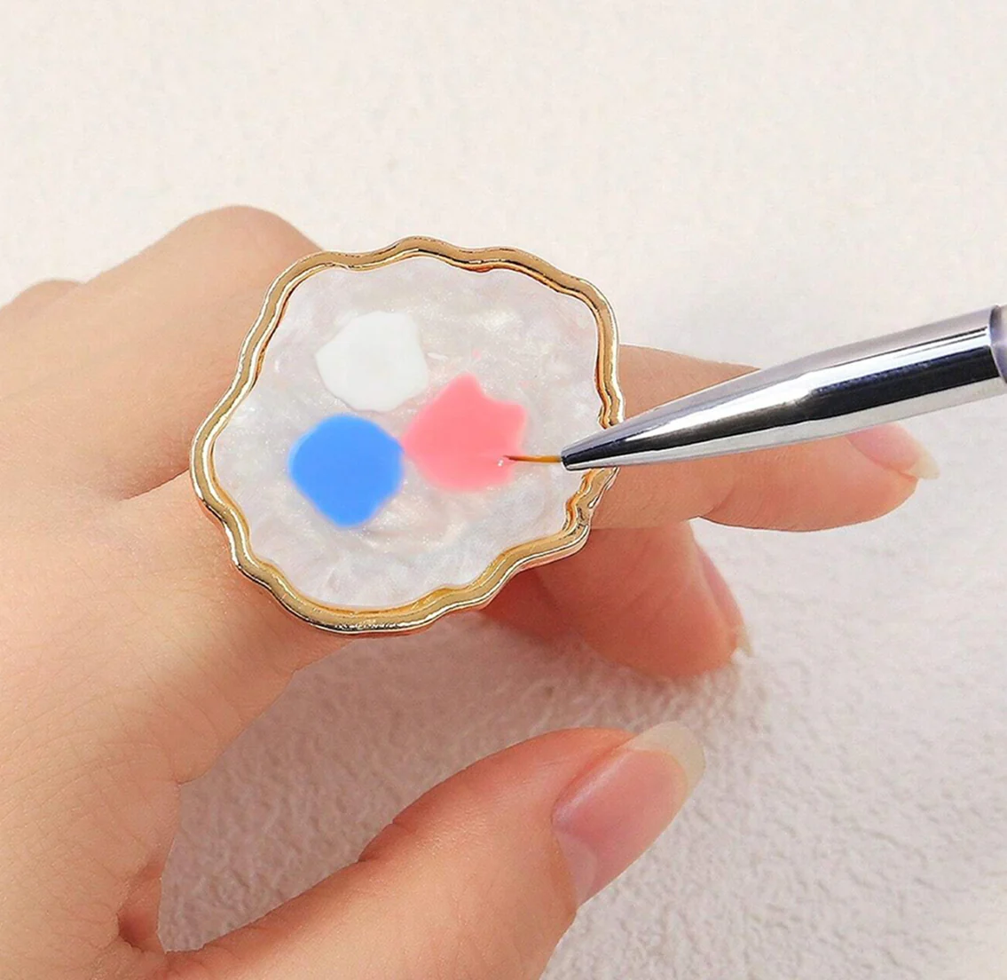 Marble Resin Nail Art Mixing Palette - Image 1