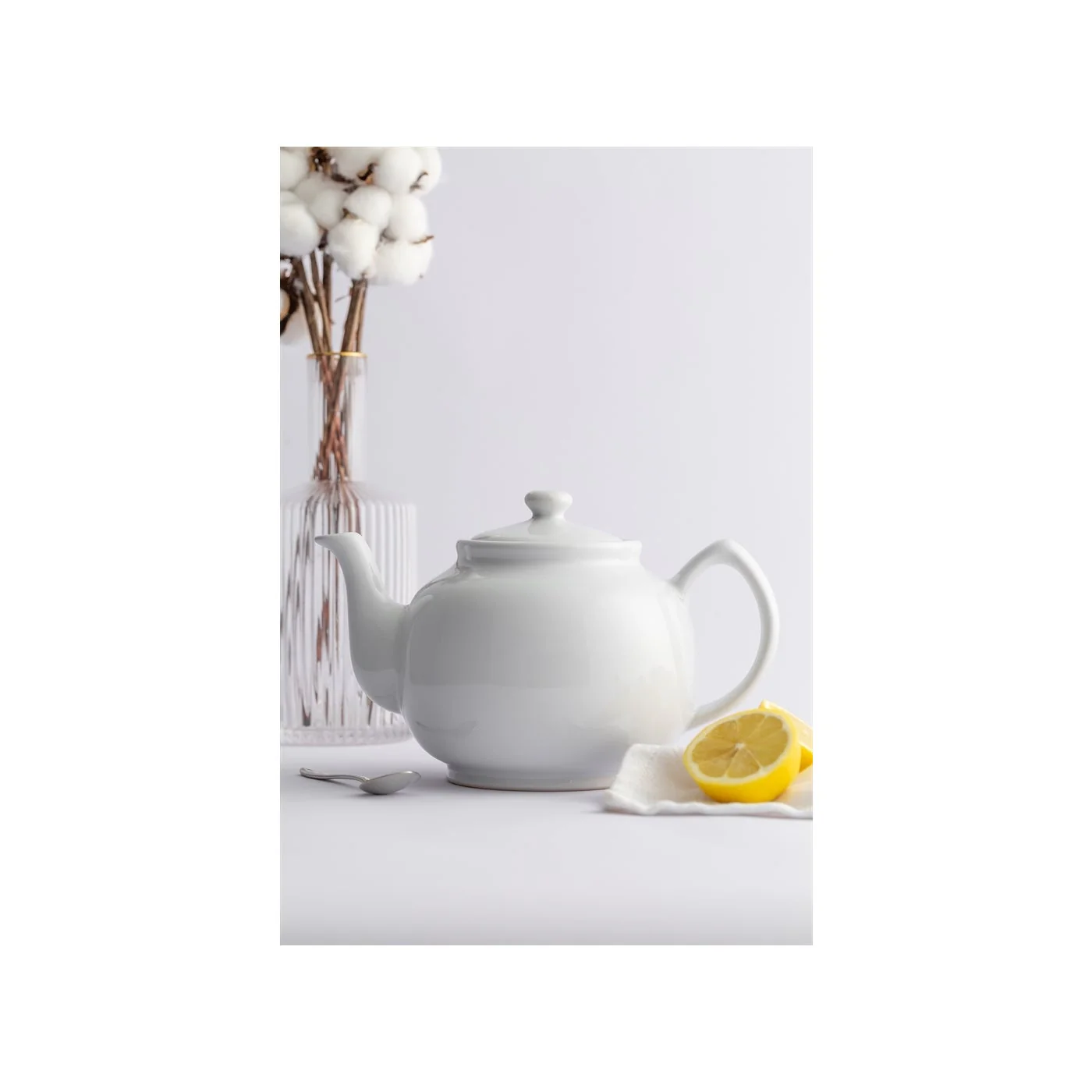Teapot 10 cup, White - Image 1