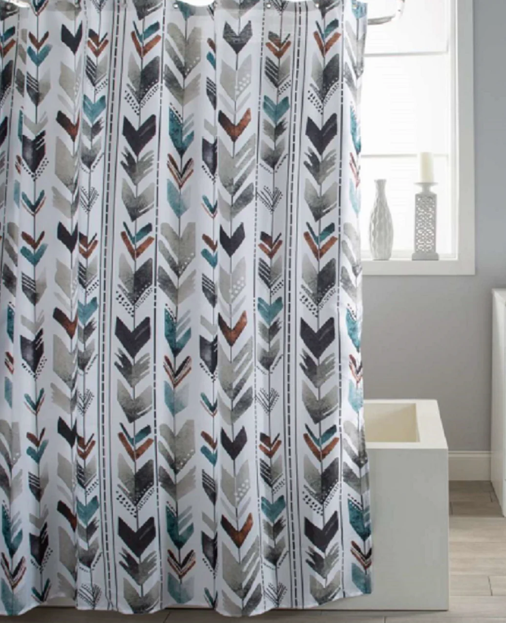 Shower Curtain, Mesa Slub - Image 1
