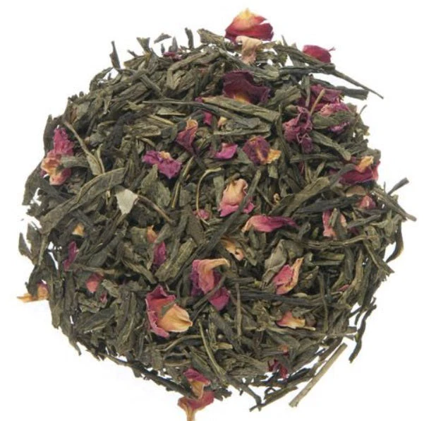 Loose Leaf Tea - Sencha Kyoto Cherry Rose Green Tea - Image 1
