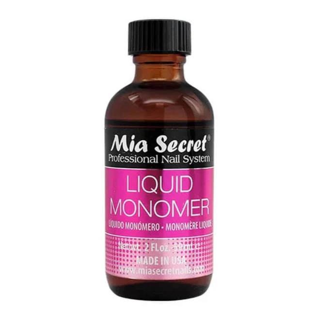 Mia Secret – Advanced EMA Liquid Monomer, 2oz, 4oz, 8oz and 16oz