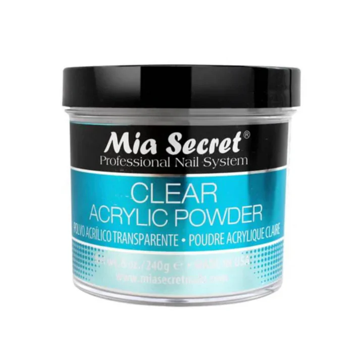 Mia Secret - Clear Acrylic Powder, 1oz, 2oz, 4oz and 8oz - Image 2