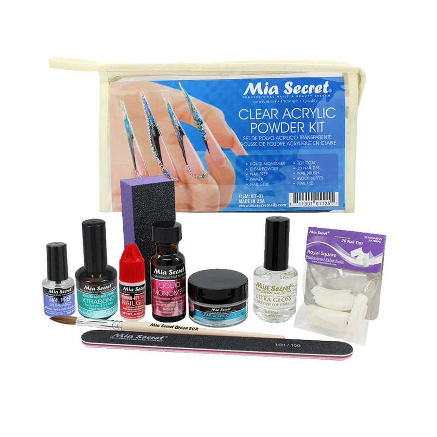 Mia Secret – Clear Acrylic Powder Kit