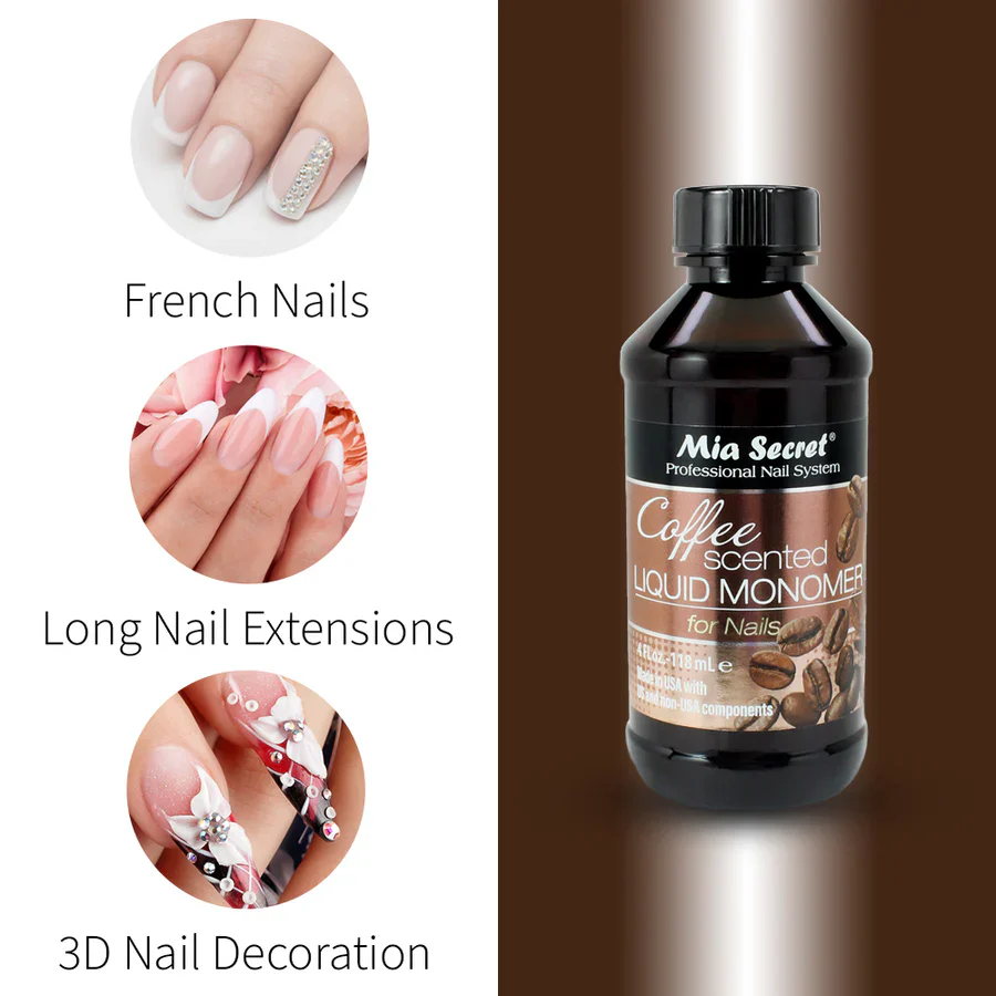Mia Secret - Coffee Scented Liquid Monomer, 4oz - Image 2