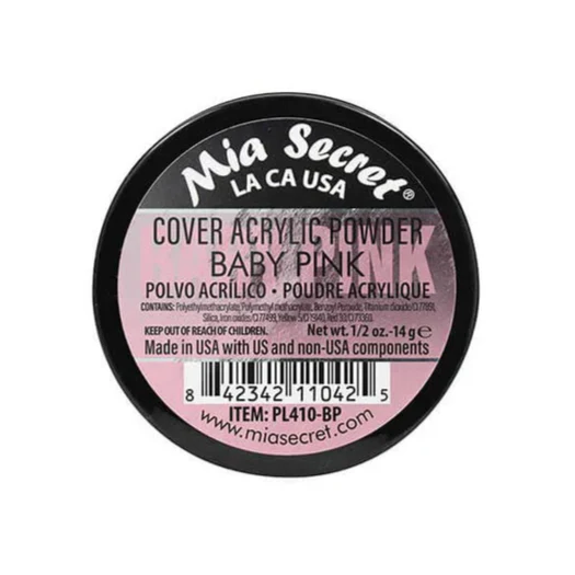 Mia Secret - Cover Baby Pink Acrylic Powder, 4oz - Image 2