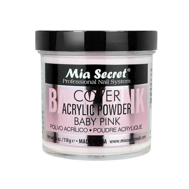 Mia Secret – Cover Baby Pink Acrylic Powder, 4oz