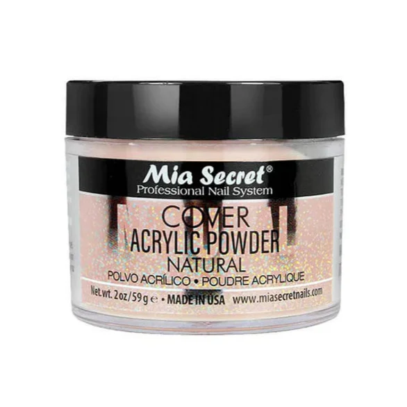 Mia Secret – Cover Natural Acrylic Powder, 2oz and 4oz