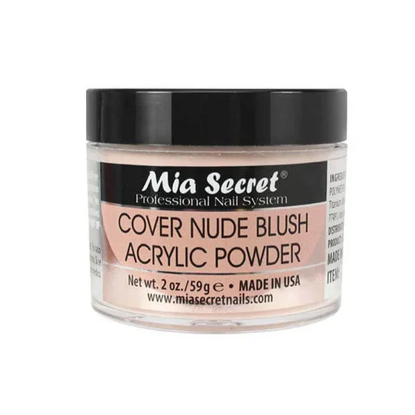 Mia Secret – Cover Nude Blush Acrylic Powder, 2oz and 4oz
