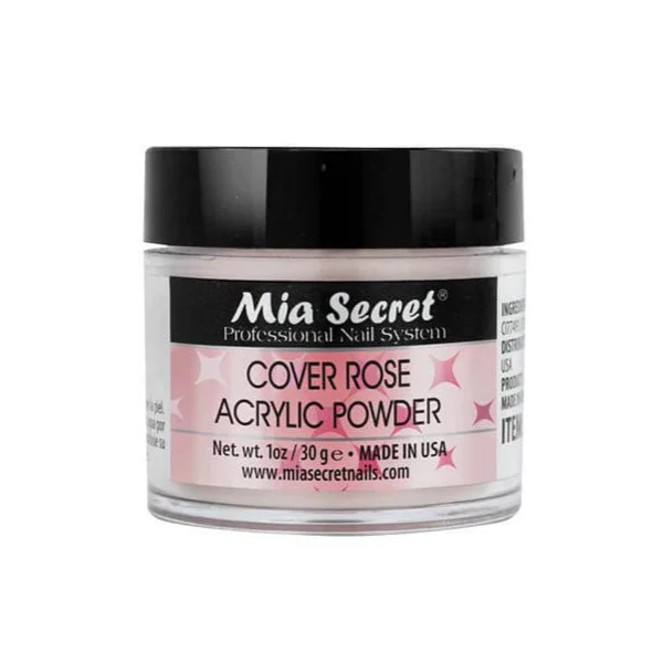 Mia Secret – Cover Rose Acrylic Powder, 1oz, 2oz and 4oz