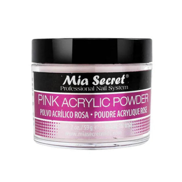 Mia Secret - Pink Acrylic Powder, 2oz and 4oz - Image 1
